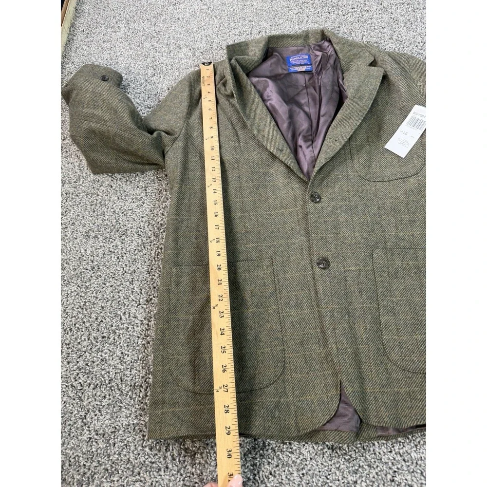Vintage Pendleton Wool Blazer Men's Size Large Green NWT